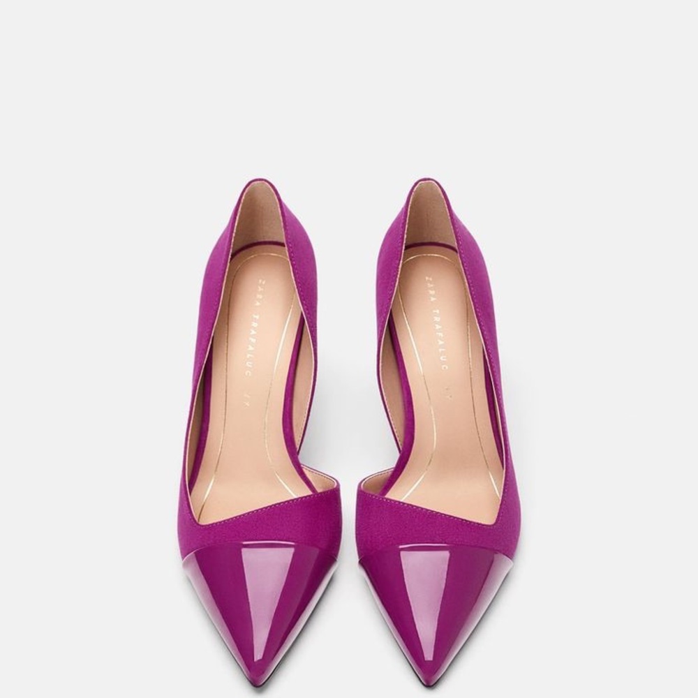 Zara Fuchsia Pointed Heels
